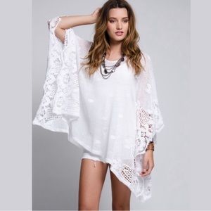Muche et Muchette crochet poncho one size